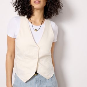 Seamed Vest