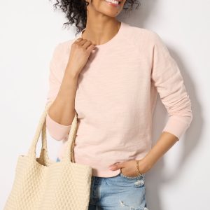 Sunwashed Slub Crewneck