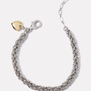 Cleo Heart Charm Bracelet