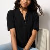 Kasey Mock Placket Tee