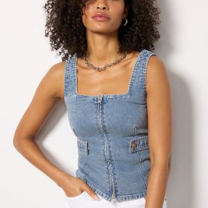 Mitchie Denim Corset