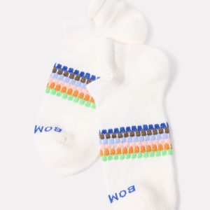 Honeycomb Stripe Ankle Sock