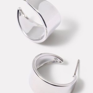 Pippa Flat Hoop Earrings