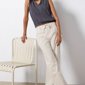 Textured Collar Tank