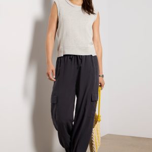 Sleeveless Sweatshirt Vest