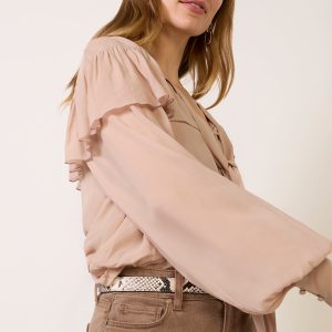 Fade Into You Ruffle Blouse