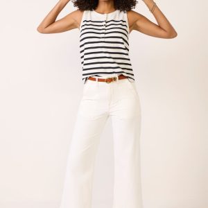 Esme Striped Henley Tank
