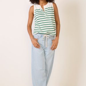 Esme Striped Henley Tank