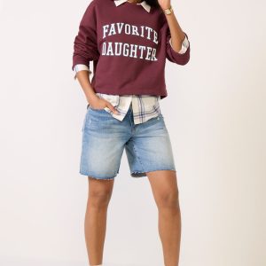 Favorite Daughter Cropped Sweatshirt