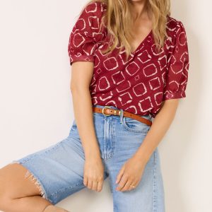 Hallie Shibori Top
