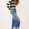 Ever Vintage Hem w Studs Wide Leg Jean