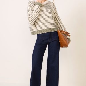 Slim Palazzo Modernist Pocket