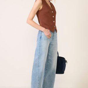 Kyra W/ Seaming Wide Leg Jean