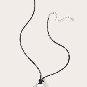 Mona Cord Pendant Necklace