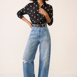 Paisley Embroidered Shirt