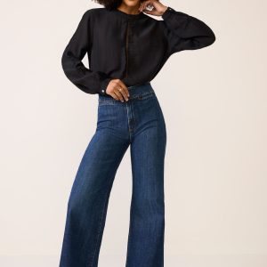 Ladder Lace Trim Blouse