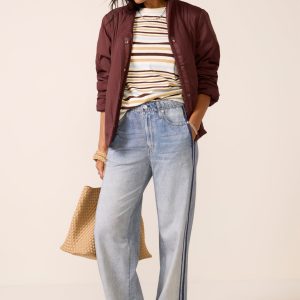 Miramar Terry Wide Leg Track Pant