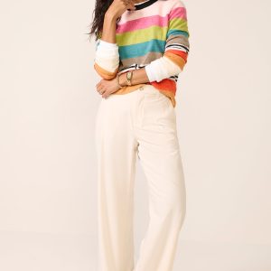 Stripe Cozy Knit Sweater