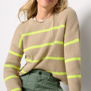 Emma Crew Stripe Pullover