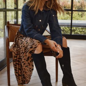 Nostalgia Pleated Midi Skirt