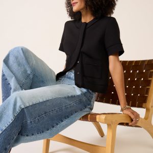 Cindy Short Sleeve Sleek Jacket